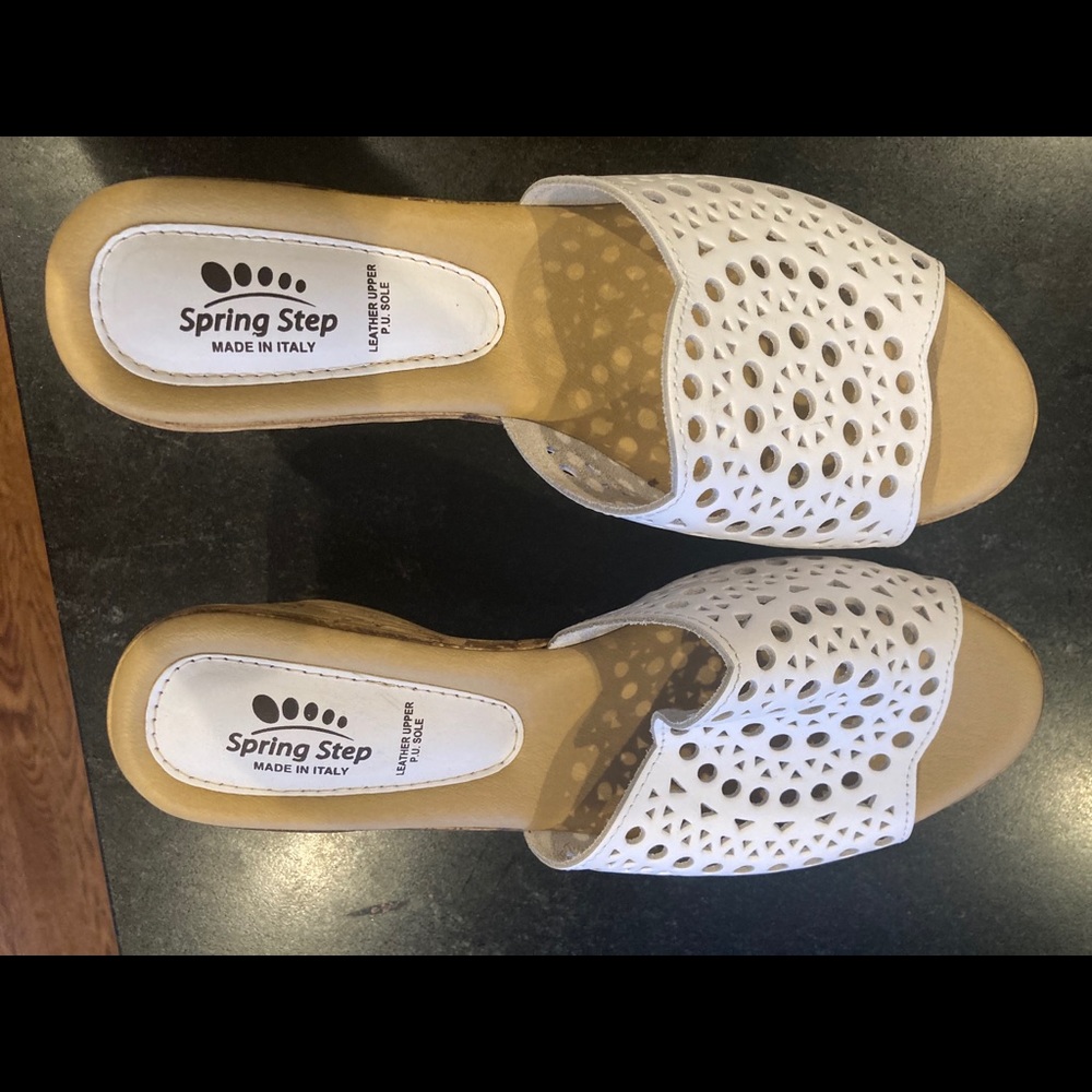 White women’s sandals